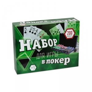 Набор для покера Ultimate на 200 фишек