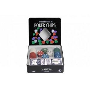 Набор для покера Holdem Light на 100 фишек с номиналом