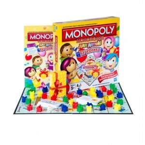 Настольная игра Монополия для детей "Вечеринка" Hasbro