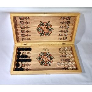 Комплект 3 в 1: шахматы, шашки, нарды