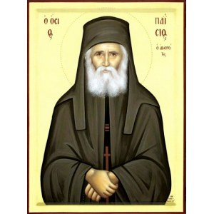 Паисий Святогорец (рукописная икона)