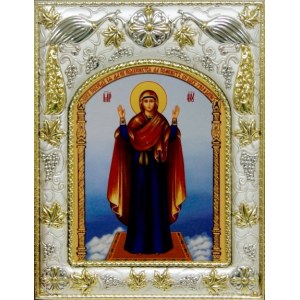 Нерушимая стена (14х18), серебро