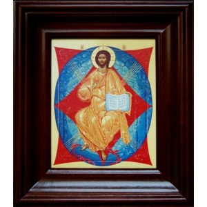 Спас в силах (21х24), простой киот