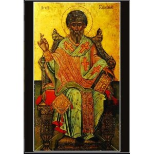 Спиридон Тримифунтский (копия старинной иконы)