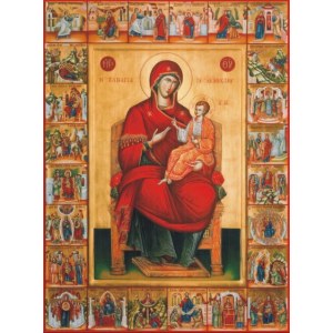 Акафистная икона БМ (копия старинной)