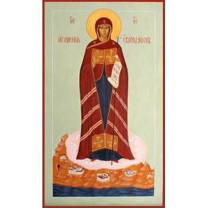 Афонская икона БМ (рукописная на заказ)