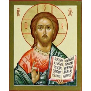 Спас Вседержитель (рукописная икона)