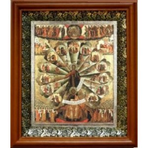 Апостольская проповедь (19х22), светлый киот