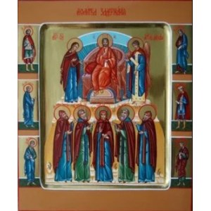 Молитва задержания (икона на дереве)