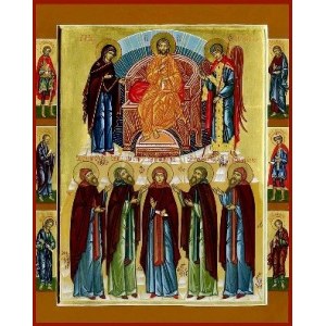 Молитва задержания (рукописная икона)