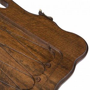 Нарды резные "Медведь" с ручкой 50, Haleyan