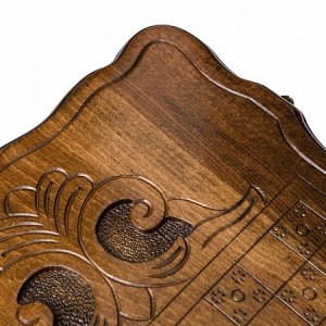 Нарды резные "Олень" с ручкой 50, Haleyan