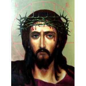Спас в терновом венце (копия старинной иконы)
