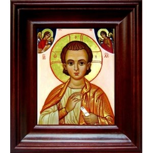 Спас Эммануил (21х24), простой киот