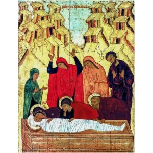 Положение во гроб (копия старинной иконы 15 века)