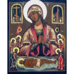 Положение во гроб (икона на дереве)