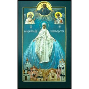 Воскрешающая русь (икона на дереве)