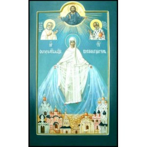 Воскрешающая русь (рукописная икона)
