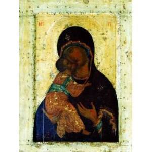 Владимирская икона БМ (копия иконы А. Рублева)