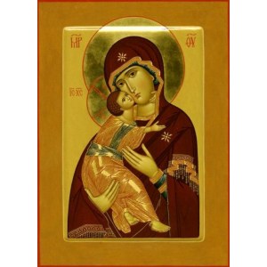 Владимирская икона БМ (рукописная на заказ)