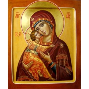Владимирская икона БМ (рукописная на заказ)