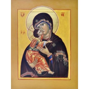 Владимирская икона БМ (рукописная на заказ)