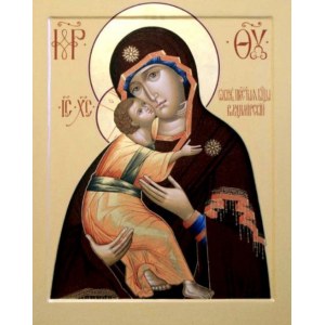 Владимирская икона БМ (рукописная на заказ)