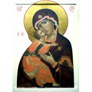 Владимирская икона БМ (рукописная на заказ)