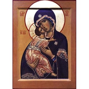 Владимирская икона БМ (рукописная на заказ)