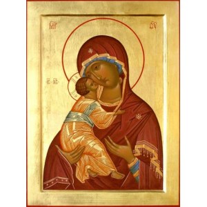 Владимирская икона БМ (рукописная на заказ)