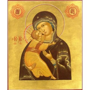 Владимирская икона БМ (рукописная на заказ)