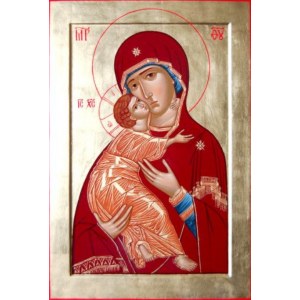 Владимирская икона БМ (рукописная на заказ)