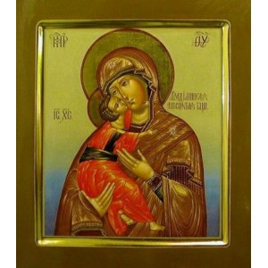 Владимирская икона БМ (рукописная на заказ)