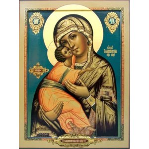 Владимирская икона БМ (рукописная на заказ)