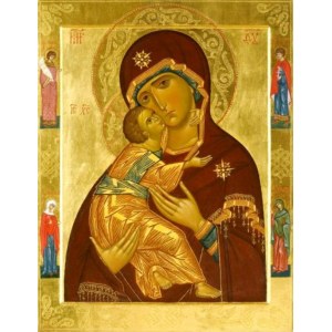 Владимирская икона БМ (рукописная на заказ)
