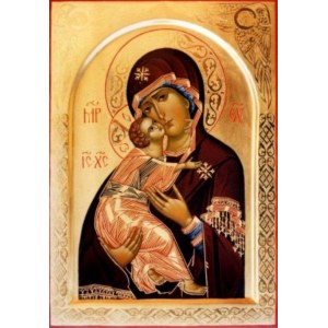 Владимирская икона БМ (рукописная на заказ)
