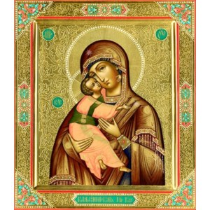 Владимирская икона БМ (рукописная на заказ)