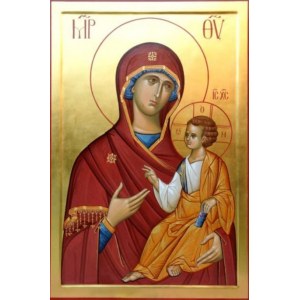 Иверская икона БМ (рукописная на заказ)