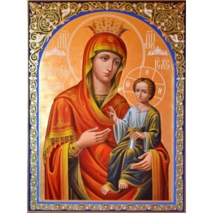 Иверская икона БМ (рукописная на заказ)