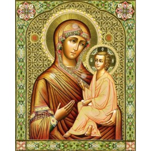 Иверская икона БМ (рукописная на заказ)