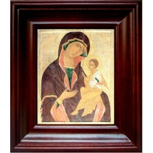 Грузинская икона Божией Матери, простой киот