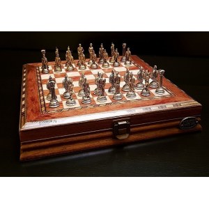 Шахматы "Илиада мини" роза антик