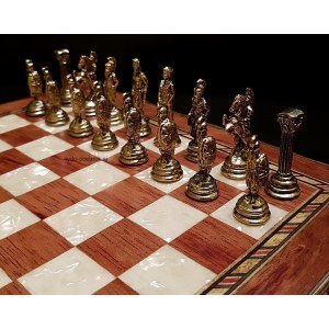 Шахматы "Илиада мини" роза антик