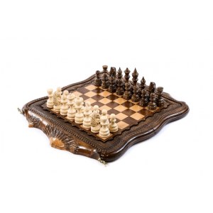 Шахматы-нарды с авторским контуром Арарата