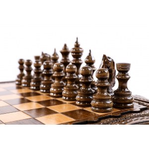 Шахматы-нарды с авторским контуром Арарата