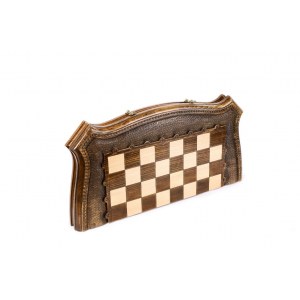 Шахматы-нарды с авторским оформлением контура