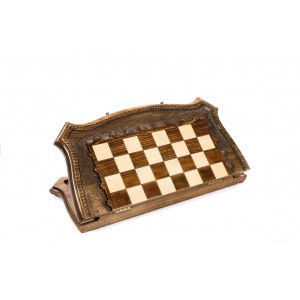 Шахматы-нарды с авторским оформлением контура