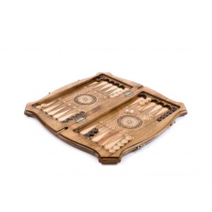 Шахматы-нарды с авторским оформлением контура