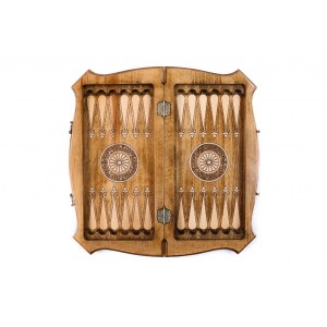 Шахматы-нарды с авторским оформлением контура