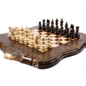 Шахматы-нарды с авторским контуром Арарата